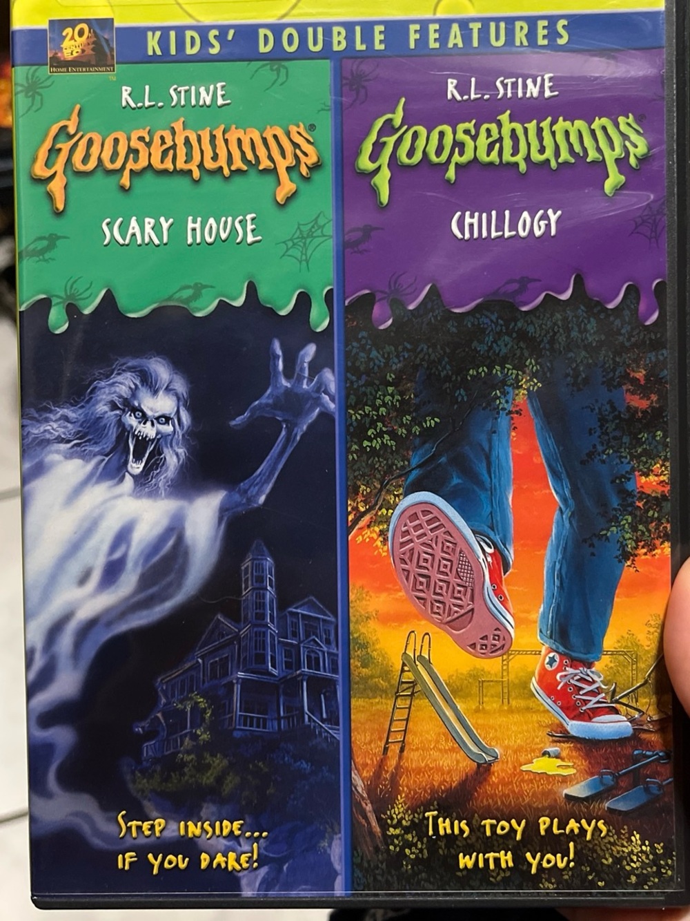 Goosebumps Double Feature Scary House and Chillogy DVD